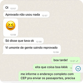 cliente aprovado no visto americano 5