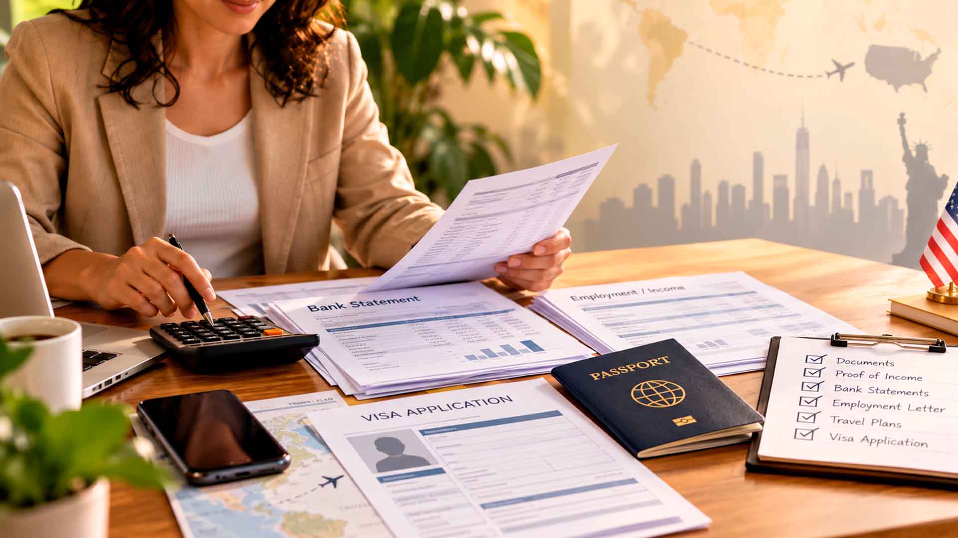 Saiba agora como comprovar renda no visto americano
